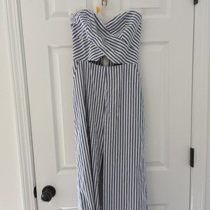 Forever 21 Strapless Romper with Stomach Cut-Out